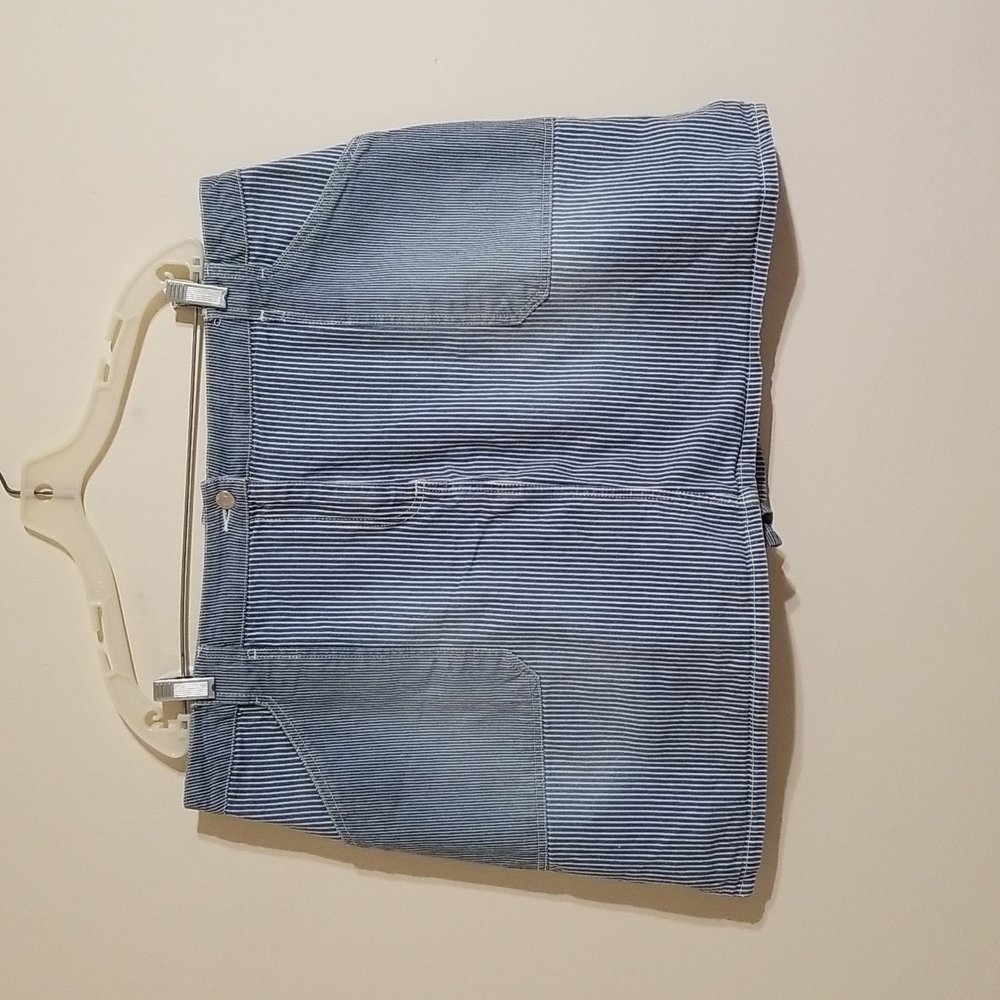 True blue women's size 22 striped jean skorts